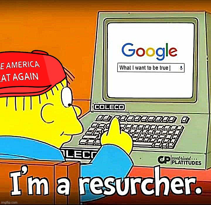 I’m a resurcher | image tagged in i m a resurcher | made w/ Imgflip meme maker