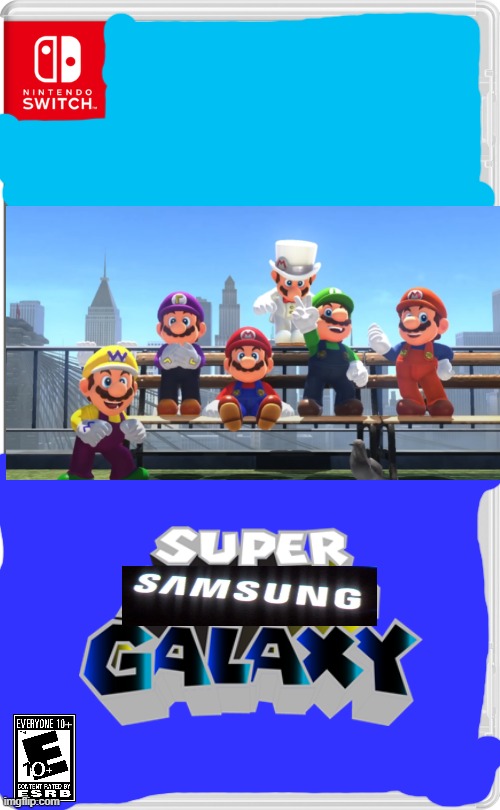 Super Samsung Galaxy | image tagged in nintendo switch,samsung,galaxy note 7 | made w/ Imgflip meme maker