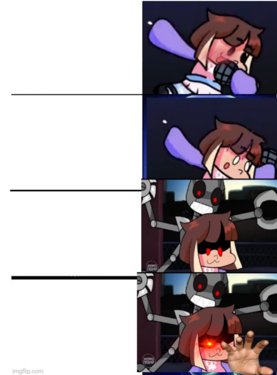 High Quality Evil qt Blank Meme Template