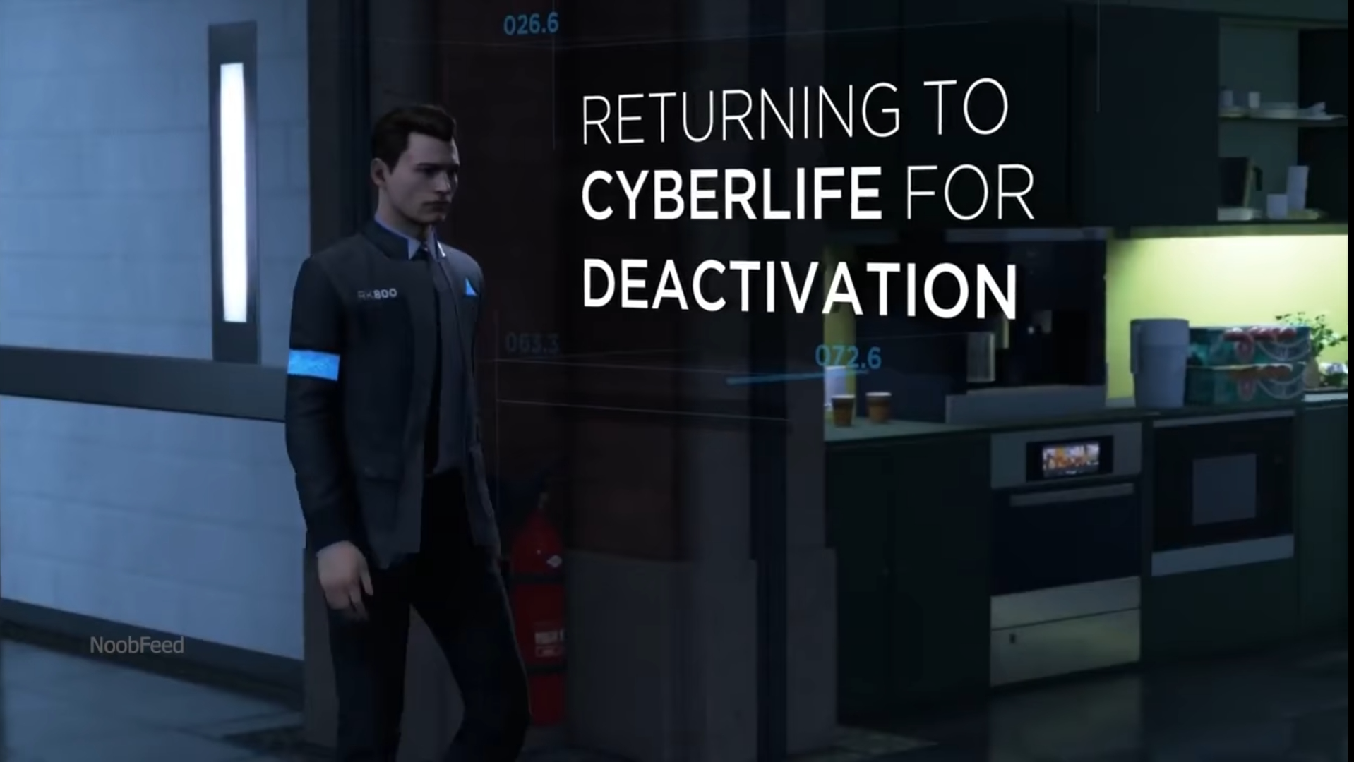 Returning to Cyberlife for deactivation Blank Meme Template