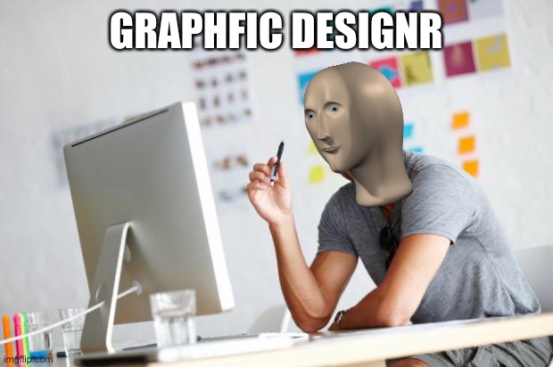 Graphfic Designr Blank Meme Template