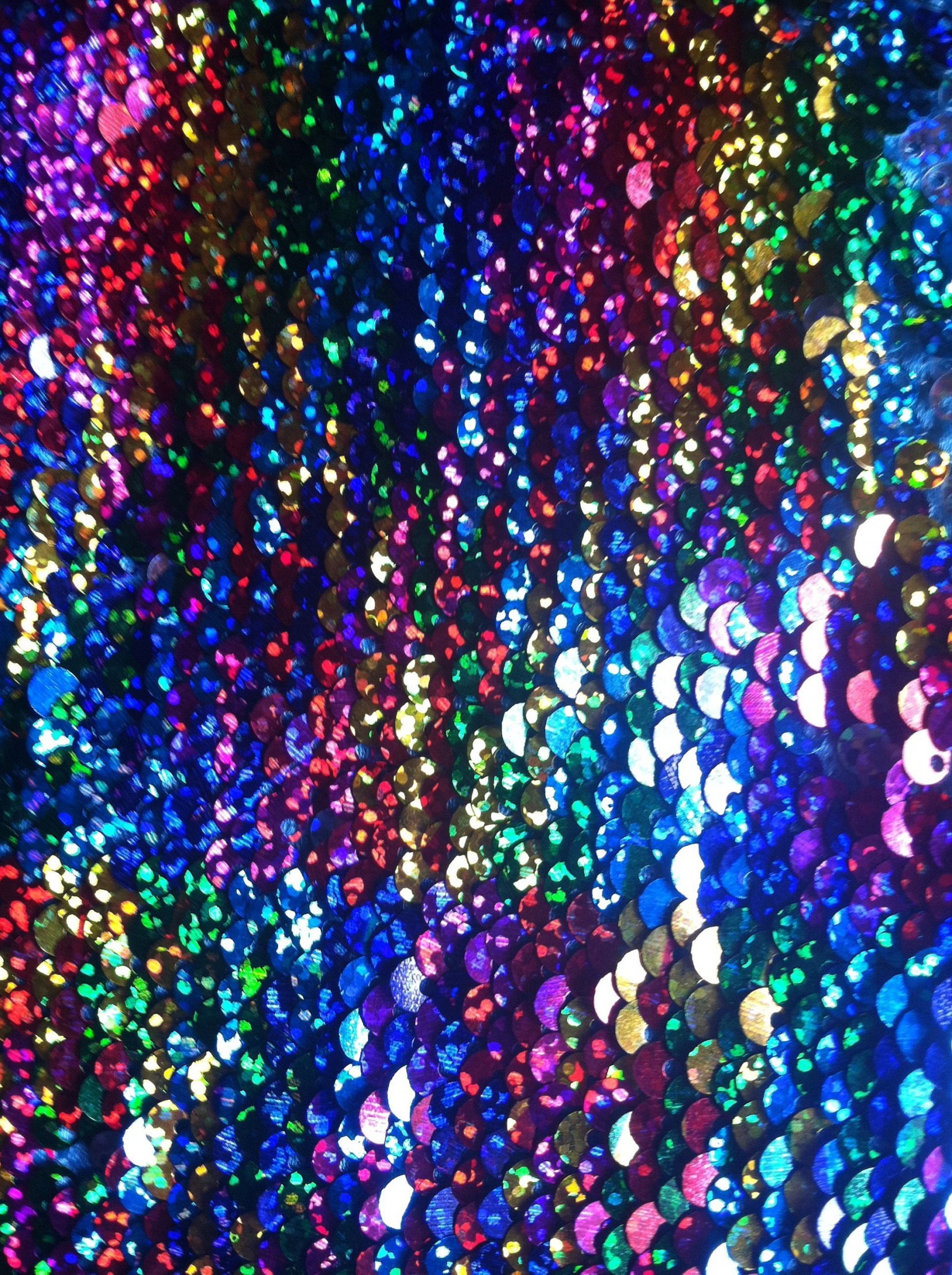 Rainbow sequin background Blank Meme Template