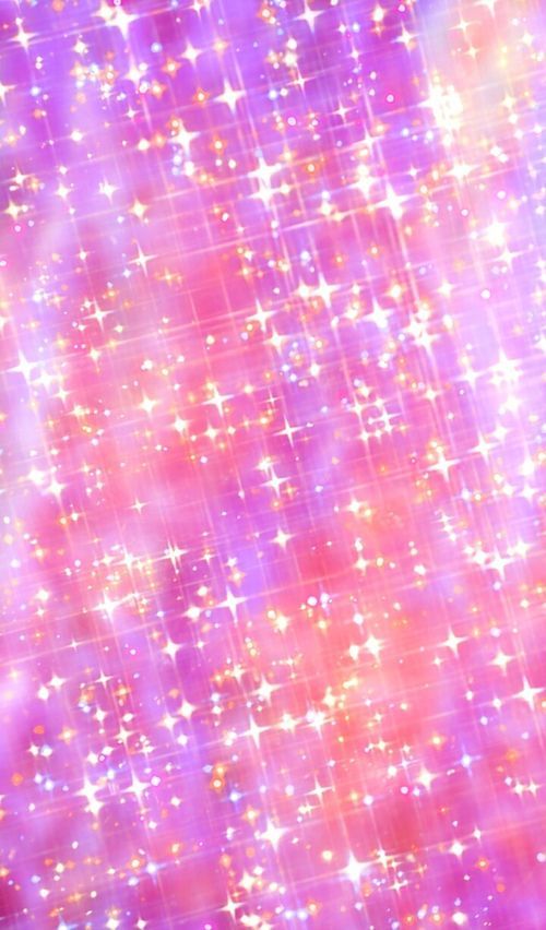 Pink anime glitter background Blank Meme Template