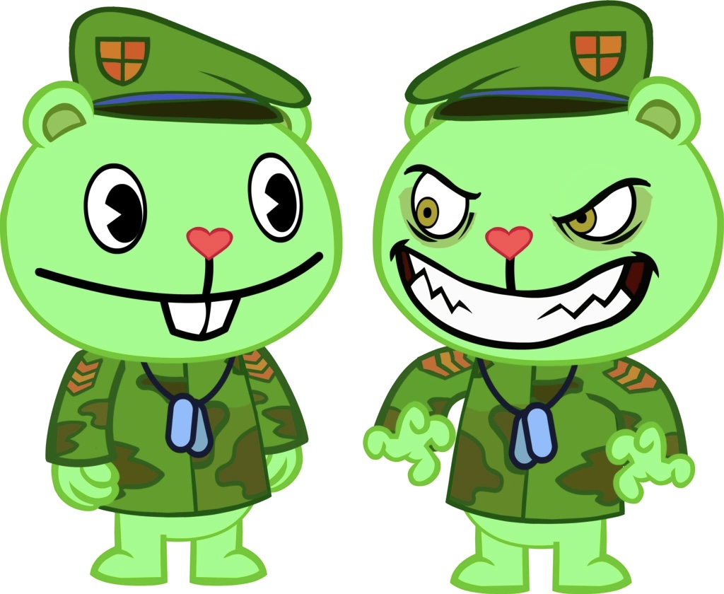 Flippy and Fliqpy Blank Meme Template