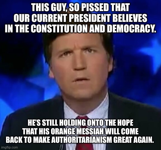 confused Tucker carlson - Imgflip