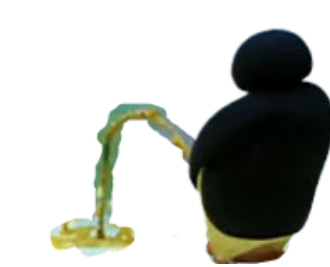 Pingu Pissing Blank Meme Template