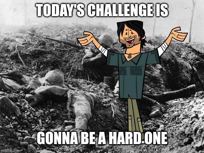 TDI | TODAY'S CHALLENGE IS; GONNA BE A HARD ONE | image tagged in cursed,ww2,maybe offensive | made w/ Imgflip meme maker