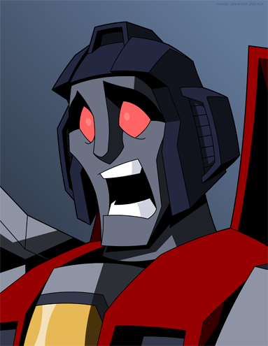 Screaming Starscream Blank Meme Template