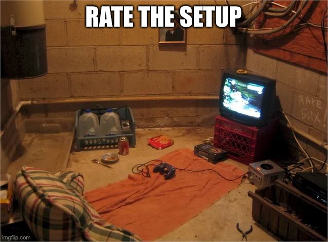 My Gaming Setup ? | RATE THE SETUP | image tagged in munj's gaming set-up | made w/ Imgflip meme maker