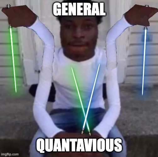 General Quantavious | image tagged in star wars,general grievous,quandale dingle | made w/ Imgflip meme maker