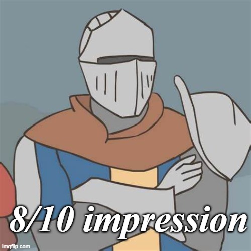 8/10 impression | made w/ Imgflip meme maker