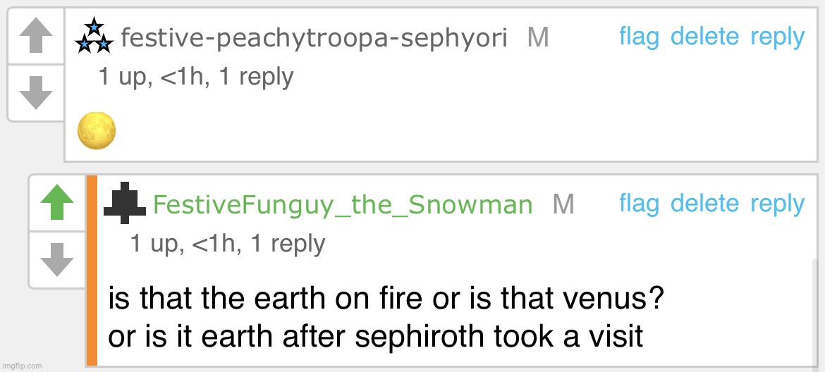 The Earth after Sephiroth stepped on it | image tagged in the earth after sephiroth stepped on it | made w/ Imgflip meme maker