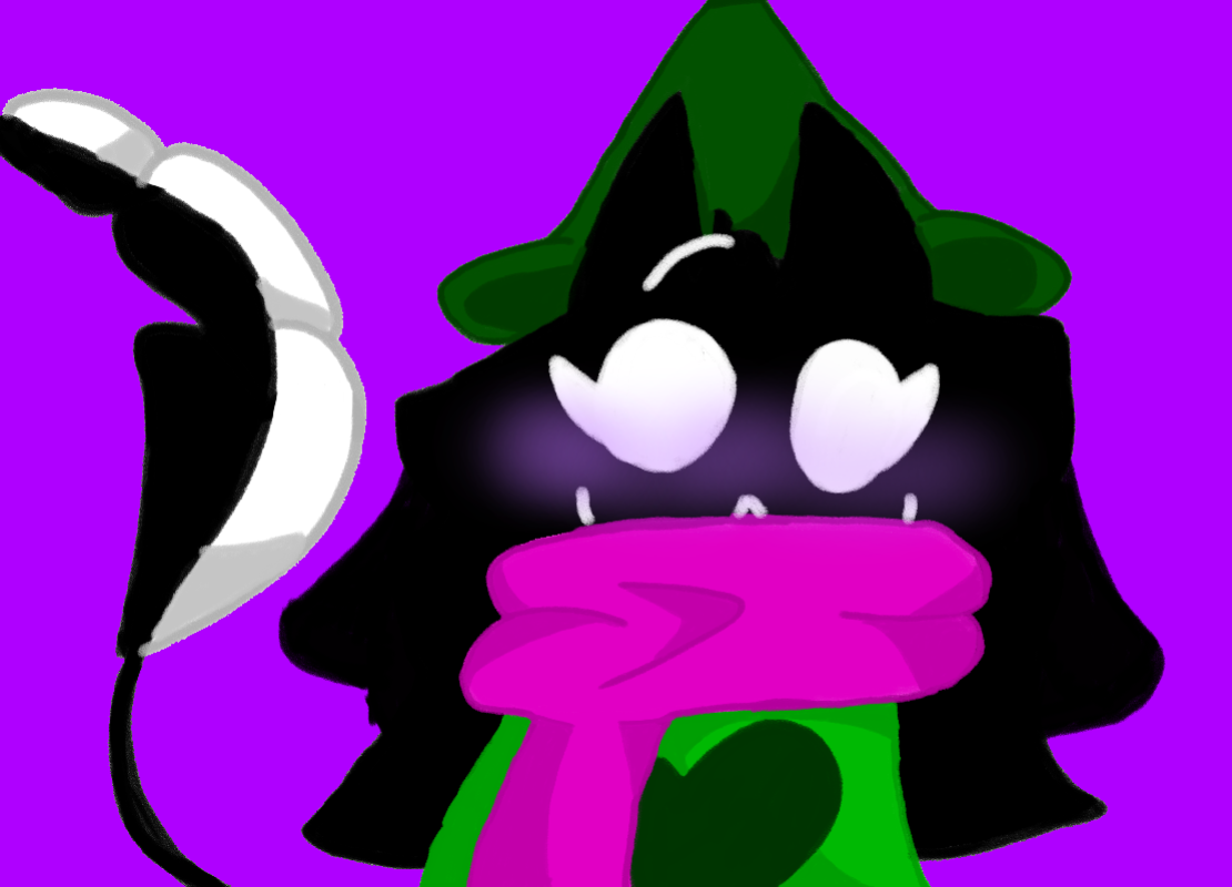 Lunambi dressed as Ralsei Blank Meme Template