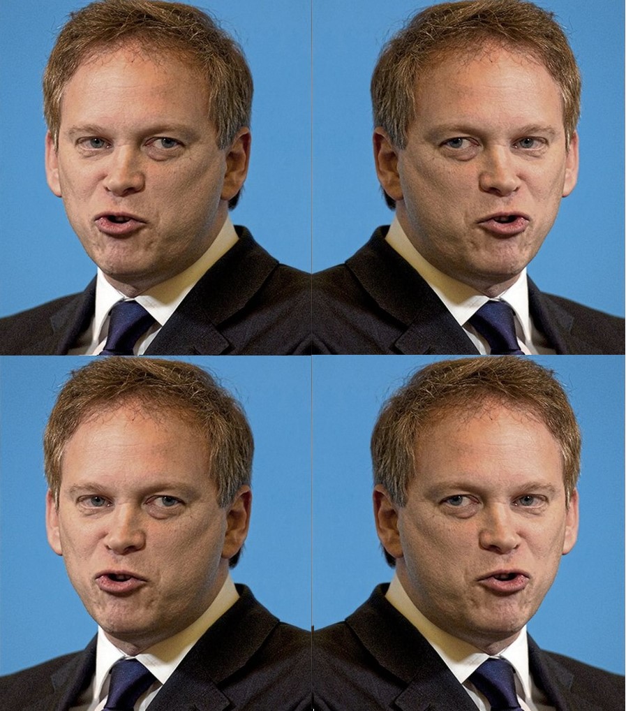 High Quality Grant Shapps x4 Blank Meme Template