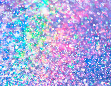 Rainbow glitter background Blank Meme Template