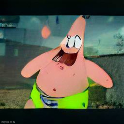 Patrick in call of duty | image tagged in oh god | made w/ Imgflip meme maker