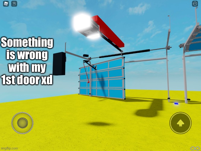 Ummmmmmmm | Something is wrong with my 1st door xd | image tagged in roblox | made w/ Imgflip meme maker