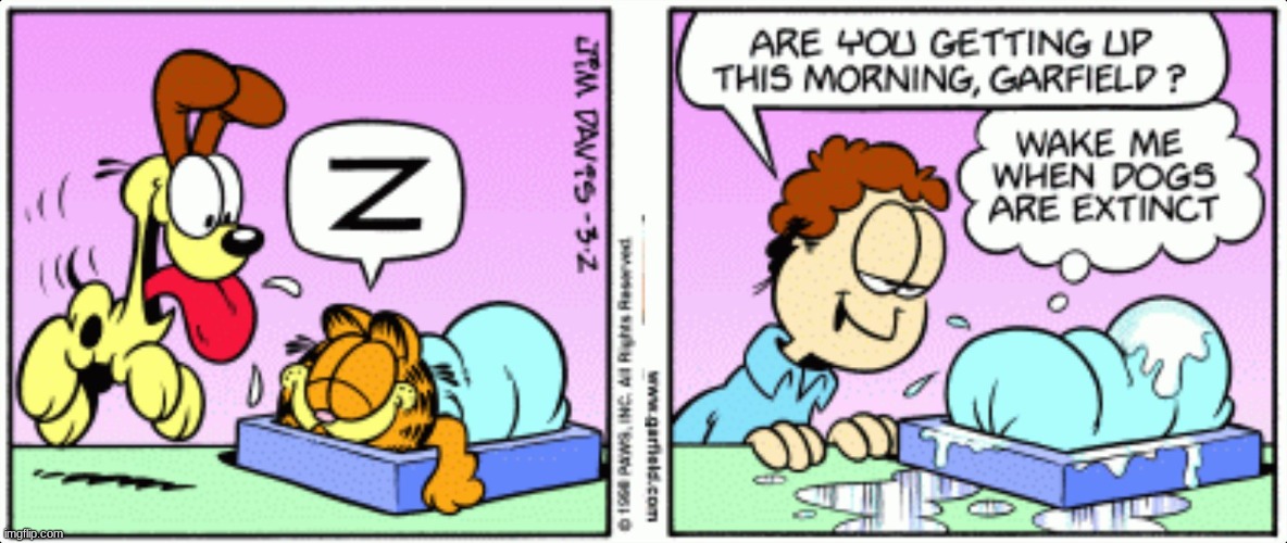 "Z" -Garfield | made w/ Imgflip meme maker