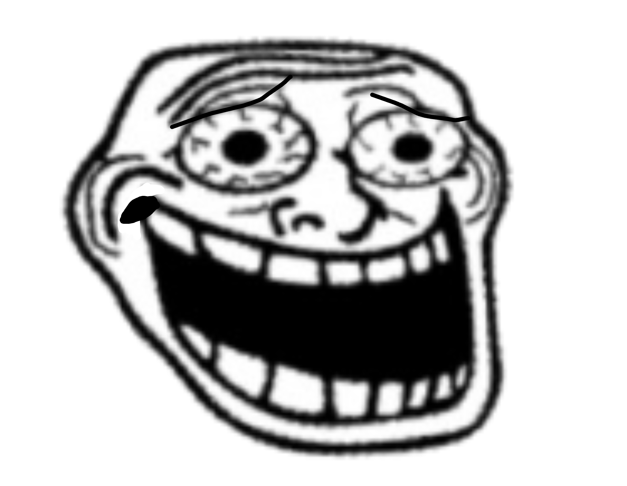 troll face png Blank Template - Imgflip