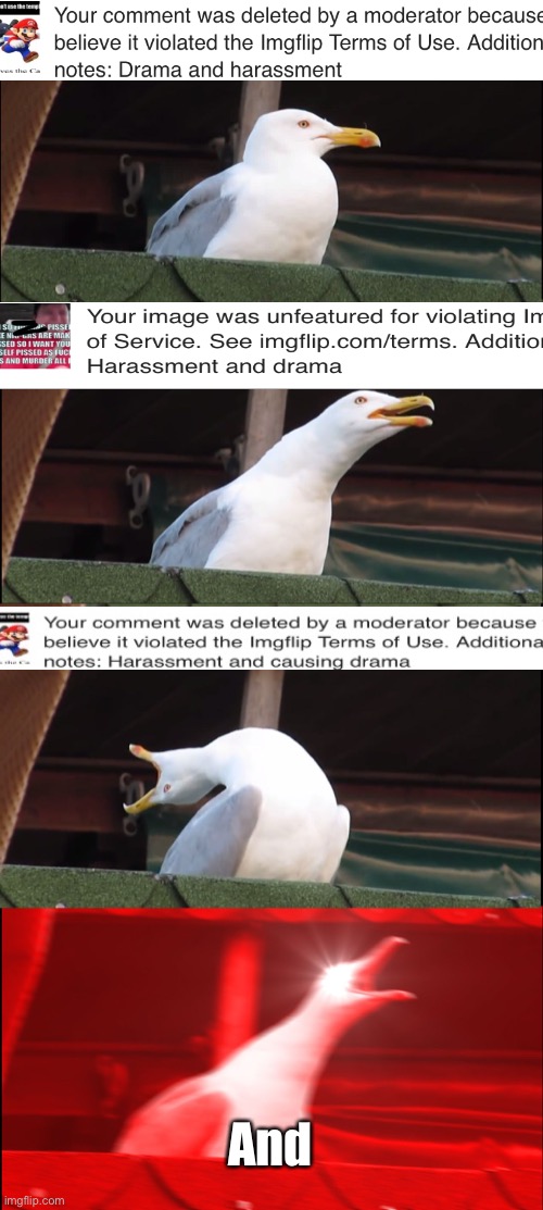 How many ands? | And | image tagged in memes,inhaling seagull | made w/ Imgflip meme maker