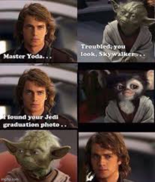 Hahaha young yoda | image tagged in star wars yoda | made w/ Imgflip meme maker