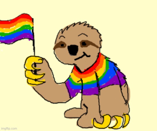 Image Tagged In Gay Sloth Lgbtq Imgflip