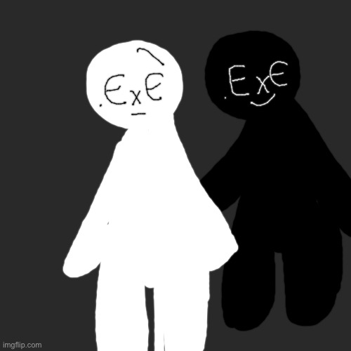 .exe as a girl (i’m lazy) | image tagged in memes,blank transparent square | made w/ Imgflip meme maker