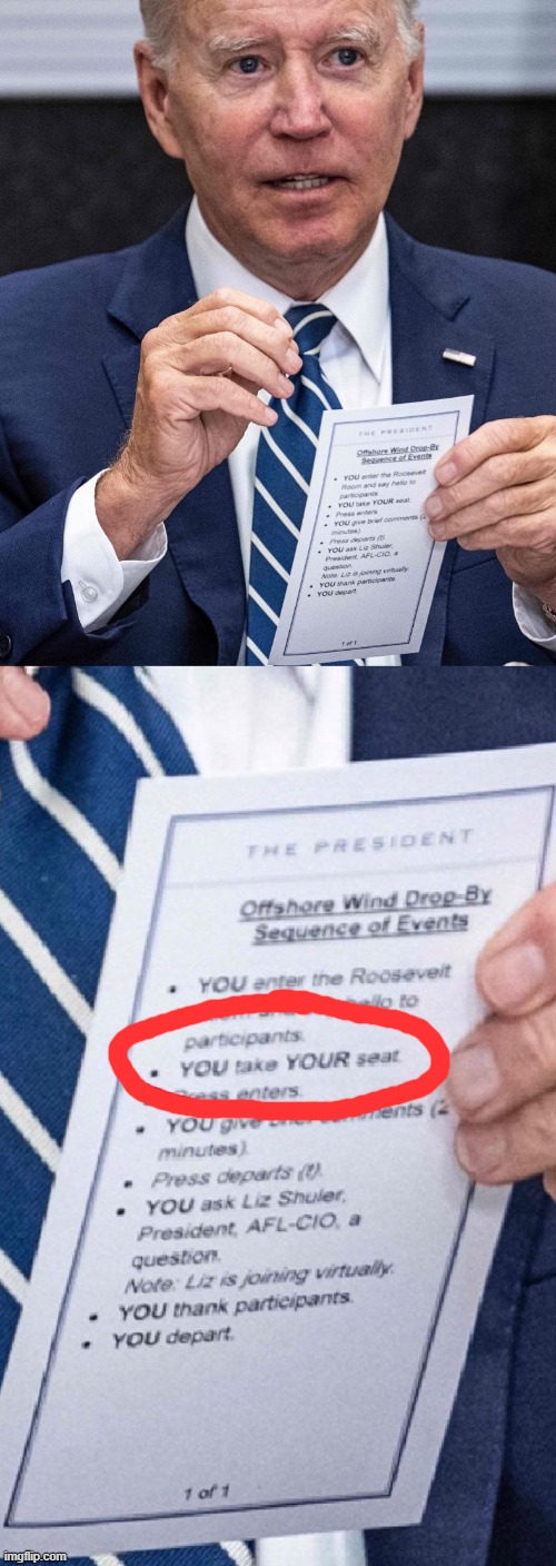 'You take YOUR seat, dummy.' | image tagged in joe biden | made w/ Imgflip meme maker