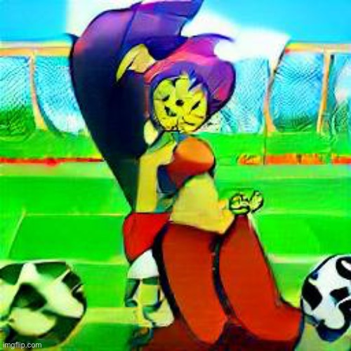 Looks like fifa 23 will be good | image tagged in shantae,football,please help me | made w/ Imgflip meme maker
