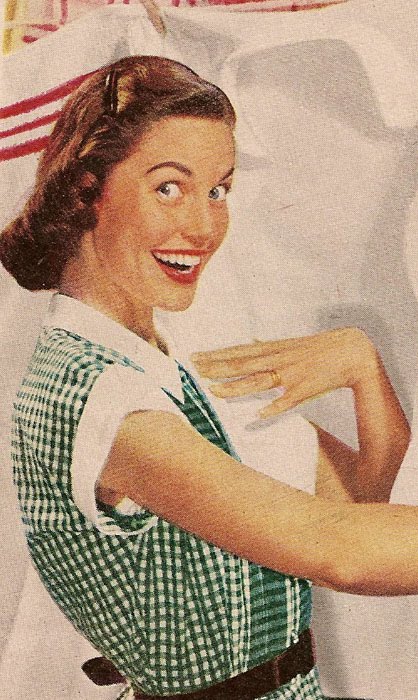 1950s housewife Blank Meme Template