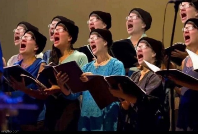 Liberal choir Blank Meme Template