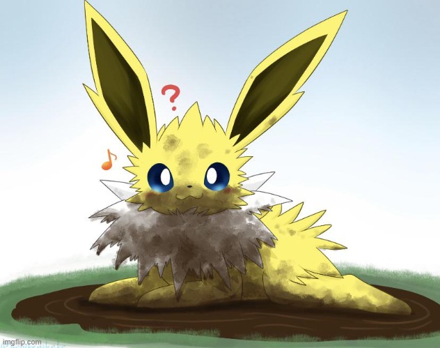 Gn | image tagged in jolteon | made w/ Imgflip meme maker