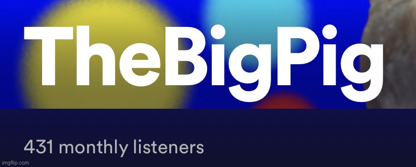 However slowly it may be, we’re growing in numbers.  Thanks for listening to my music. | made w/ Imgflip meme maker