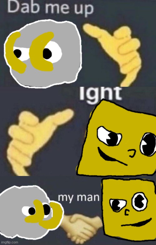 SpongeXML and Bunker (SpongeXML belongs to Voxbun) | made w/ Imgflip meme maker