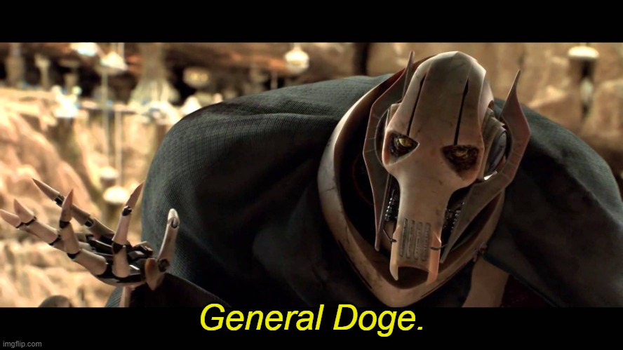 general kenobi | General Doge. | image tagged in general kenobi | made w/ Imgflip meme maker