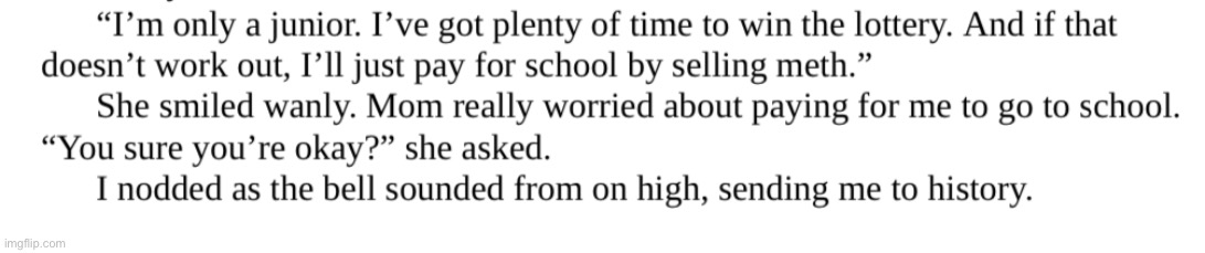 Breaking bad refernce ( this is my summer reading ) | made w/ Imgflip meme maker