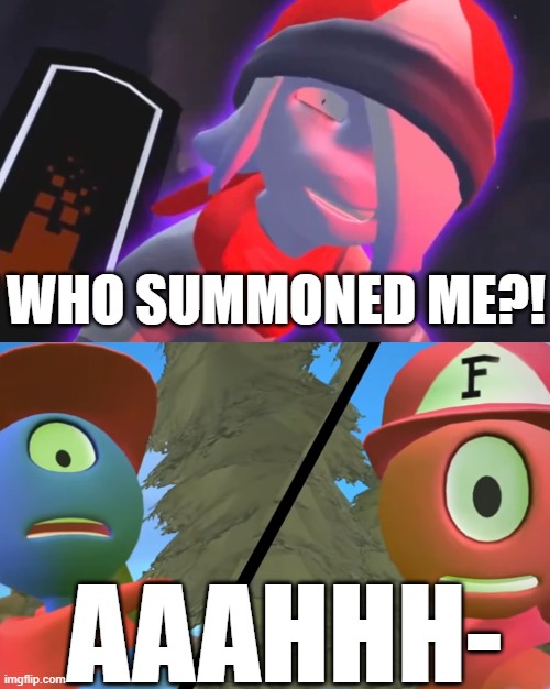 Summon Niles | WHO SUMMONED ME?! AAAHHH- | image tagged in smg4 | made w/ Imgflip meme maker