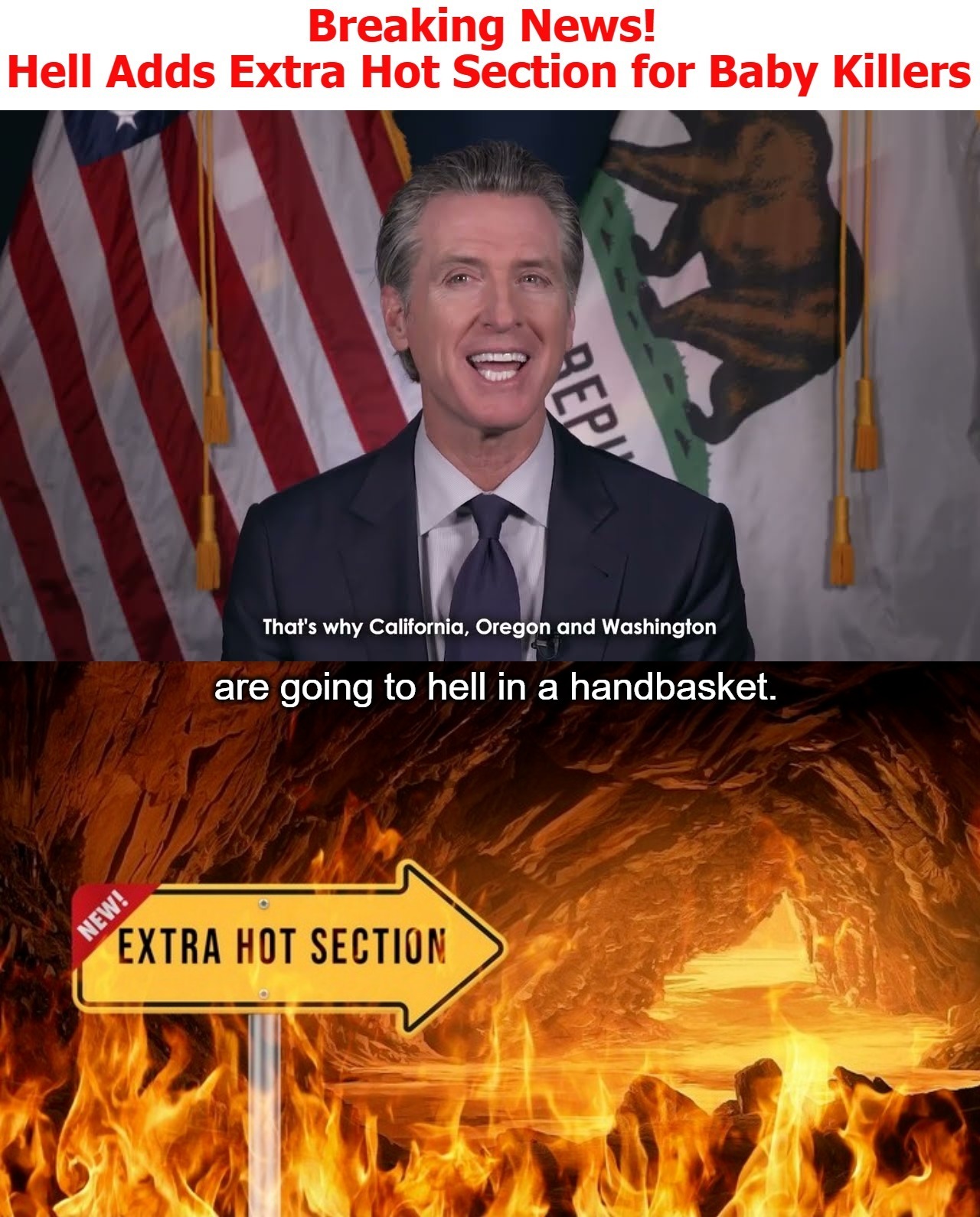Breaking News! Hell Adds Extra Hot Section for Baby Killers | image tagged in liberals in hell,turn up the heat,baby killers,abortion is murder | made w/ Imgflip meme maker