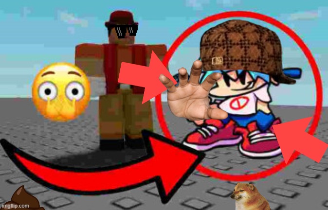 Why did I make this? | image tagged in bf found in boblox not clickbait,clickbait,cheems | made w/ Imgflip meme maker