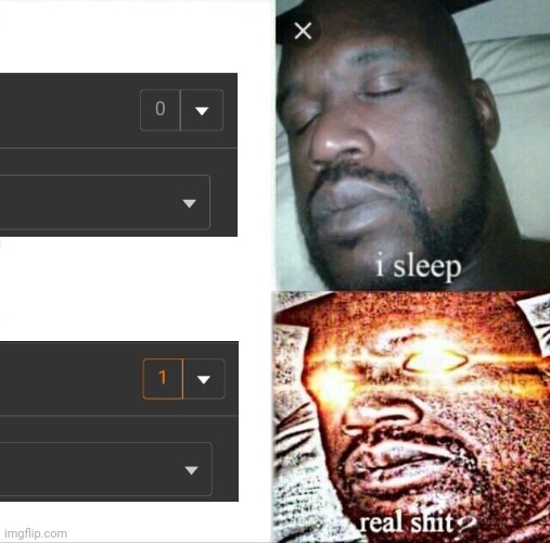 That orange little button always gets me excited | image tagged in memes,sleeping shaq,notifications | made w/ Imgflip meme maker