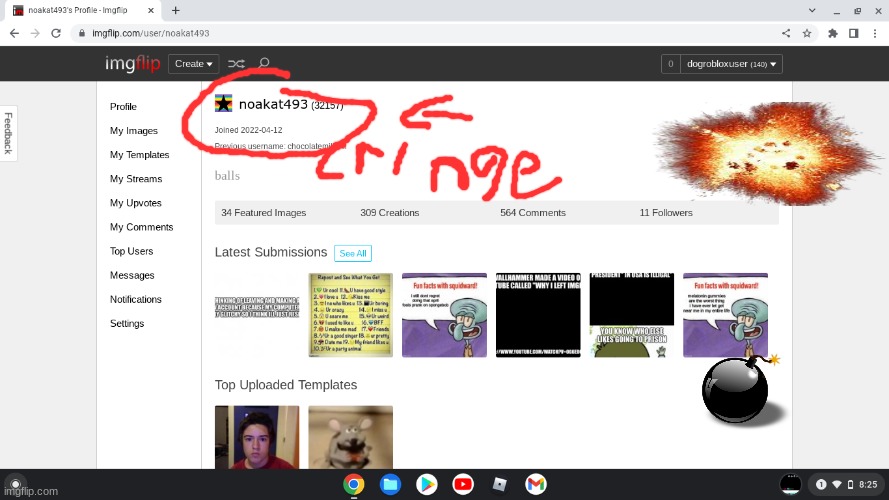 image tagged in noakat493 deserve to die and they are the worst thing ever | made w/ Imgflip meme maker
