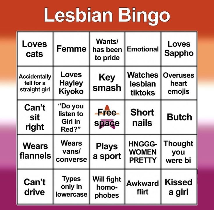 Lesbian Bingo Blank Meme Template