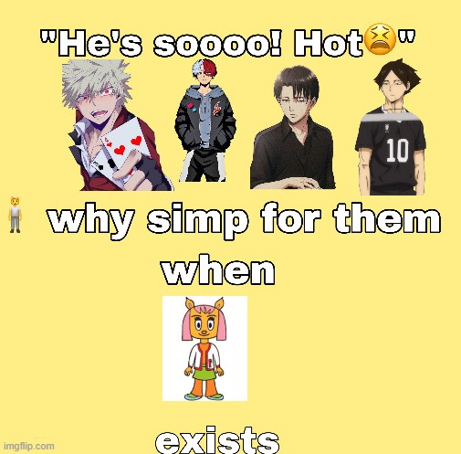 Why would guys simp for them when paula exists | image tagged in why simp for them when x exists,parappa,anime | made w/ Imgflip meme maker