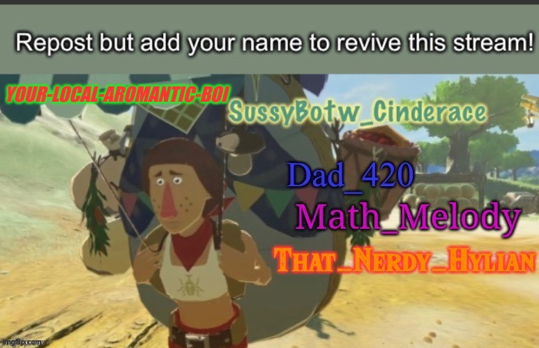 Repost | YOUR-LOCAL-AROMANTIC-BOI | image tagged in repost,botw | made w/ Imgflip meme maker
