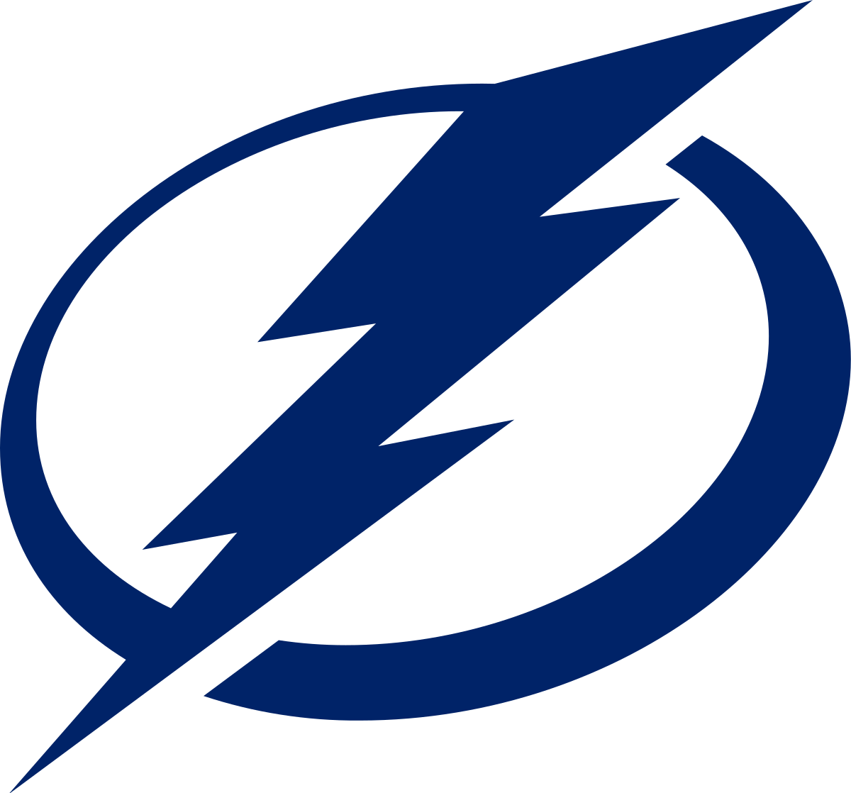 High Quality Tampa Bay Lightning Logo Blank Meme Template