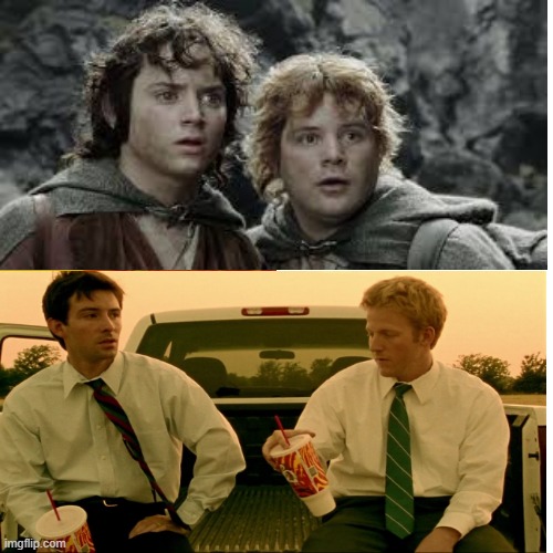 Coincidence? | image tagged in lotr | made w/ Imgflip meme maker