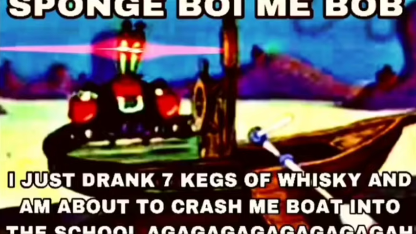 High Quality mr krabs gets drunk on whiskey Blank Meme Template
