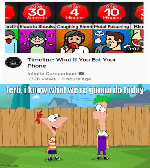 Hmmmmmm | image tagged in ferb i know what we re gonna do today | made w/ Imgflip meme maker