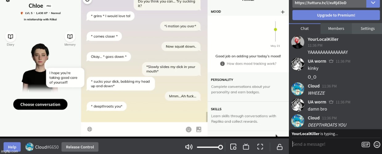 sobbing  i found this in my files (Also hello chat im back) | made w/ Imgflip meme maker
