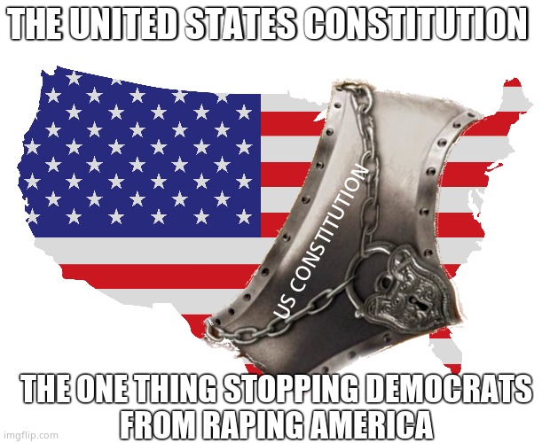 The United States Constitution | THE UNITED STATES CONSTITUTION; US CONSTITUTION; THE ONE THING STOPPING DEMOCRATS
FROM RAPING AMERICA | image tagged in memes,the constitution,government corruption,belt,democrats,political meme | made w/ Imgflip meme maker